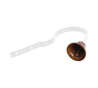 Campana para puerta de perro, campanas decorativas de latón, juguete de entrenamiento para mascotas, campana de entrenamiento para perros medianos y grandes, gatos, gatitos, 7.1 x 1.5 x 1.2 pulgadas