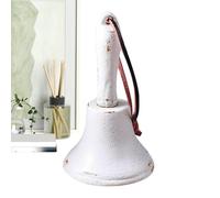 Campana Pequeña - Campana Escolar De Hierro Fundido,Decoración De Sonar Retró Manual para Servicio Atención Llamadas,Entrada Aula Puerta Principal