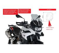 Cúpula Touring Puig para BMW F 850 GS 18-22 | F 850 GS ADVENTURE 19-23 | F 750 GS 18-24 Ahumado Claro