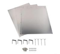 Campana reflectora para calentador de patio al aire libre con construcción de metal resistente, diseñada para ampliar la cobertura de calefacción y proteger los alrededores del exceso de exposición al