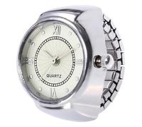 Campana, reloj de dedo - reloj de anillo de moda, accesorios de moda pequeños, relojes elegantes para hombres y mujeres, fiesta de cumpleaños de Navidad, Plata, small inner frame, Brazalete