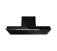 Teka Integra GFI 97350 EOS BK Campana invisible de 90 cm, con espacio para almacenamiento, Negro, Serie TOTAL