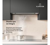Campana TurboMax | 400 m³/h | Eficacia A+ | Modo dual | 3 niveles | LED Klarstein