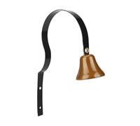 Campana vintage para comerciantes, timbre de metal montado en la pared para entrenamiento de perros, decoración del hogar, campana de entrada de cocina clásica con anillo transparente