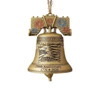 Campanas acrílicas Decorativas únicas, Recuerdo, Suministros para Fiesta de 250 Aniversario, Adorno de Vacaciones conmemorativo de la Historia