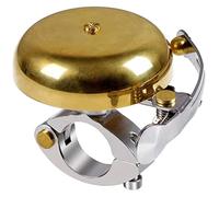 Campanas de bicicleta Anillos de manillar de scooter de bocina ruidosa de bicicleta vintage con sonido fuerte, nítido y claro para ciclismo Campana de scooter dorada bocina fuerte de bicicleta ca