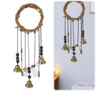 Campanas de Bruja Garden Viento Chime Metal carillones de Viento de bendición DIY protección de la Puerta de suspensión para Patio Jardín Decoración del Hogar