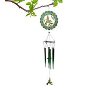 Campanas De Colibríes - Campanillas Eólicas Ligeras De 265 G, Alimentadores Para Colibríes | Kit De Campanilla De Eólica Solar LED Fácil De Usar | Kit De Carillón De Viento De Arte De Aves| Kit De