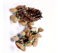 Campanas de de Coco, Campanillas de Muñeca, Campanas de Pies, Tambores Africanos, de Coco Natural Puro, Hermosos y Agradables