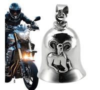 Campanas de equitación, para motocicleta,Charm de motociclista de la suerte con campana de equitación | Llavero accesorios de moto, campanas espirituales para cumpleaños, Navidad, Aries, Se référer au