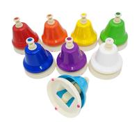Campanas de Escritorio de Rainbow - Chimes Musicales para niños, Tono de Color Bell Set | Instrumento de música Brillante, Juguete de Ritmo Educativo Maestros de música y Uso en el Aula