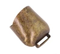 Campanas de ganado de hierro para ganado y ovejas, cencerro de acabado de cobre fuerte para animales de pastoreo, accesorios de pastoreo de granja con sonido claro para cuello de caballo (bronce