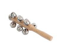 Campanas de madera natural para hacer sonidos, instrumento Orff con sonido suave, ideal para actividades infantiles y preescolares, campanas de mano
