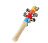 Campanas de madera para sacudidas de mano, timbre portátil, campanas, campanas, instrumento, perfecto para uso en aulas y actuaciones al aire libre, educación infantil y entrenamiento del ritmo