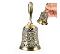 Campanas de mano, campanas sonoras de servicio ruidoso, campanas de mano para personas mayores, mesita de noche, boda, cena, meditación