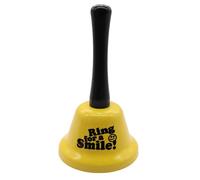 Campanas de mano de metal - Campana de de latón antioxidante, pequeñas campanas de llamada fuerte con mango | Ideal para accesorios del Día de San Valentín, restaurante, aula, oficina en casa,