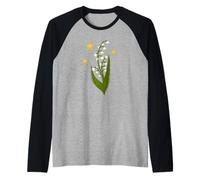 Campanas de Mayo de Flores Silvestres, Lirios del Valle, susurradores de Mayo Camiseta Manga Raglan
