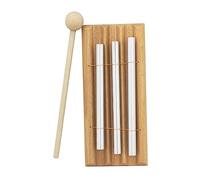 Campanas de meditación Mindfulness Trios Campanas de Mano con Mazo 3 Tonos Instrumento de Percusión Profesor Oración Yoga Música Regalo Único Carillones de Viento