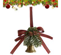 Campanas De Navidad Para Puerta,de Estilo Granja para Exterior | Campana de Puerta de Navidad,Para Uso Interior Chimenea Oficina Del Hogar Sala De Estar Comedor Cocina Dormitorio Baño Pasillo Escalera