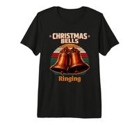 Campanas de Navidad Que suenan Retro Camiseta Premium