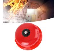Campanas de Protección contra Incendios 100db, Timbre de 4 Pulgadas, Timbre de Fuego Fuerte, Timbre Eléctrico, Timbre de Alarma de Incendio, para Alarma de Incendio Escolar, (220V)