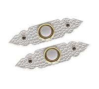 Campanas de puerta de cableado, botones pulsadores de timbre montados en la pared, interruptor de puerta con luz LED, para puertas de garaje, botones pulsadores de puerta de cableado, botón de presión