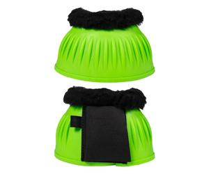 Campanas de salto de caucho -Atlanta Neon- pieles HKM - verde neón / XXL