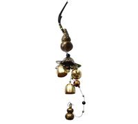 Campanas de Viento, Carrillon de Viento de Metal de La Vendimia,Chino Feng Shui Campana de la Suerte Colgante Ornamento de la Suerte para el Hogar Jardín Patio Colgante Decoración Regalo(#5)
