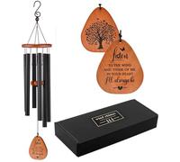Campanas de viento conmemorativas, campanillas de viento de condolencias, regalos de condolencias por la pérdida de un ser querido, cestas de regalo de duelo, decoración del hogar, jardín al aire