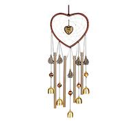 Campanas de viento grandes para jardín, atrapador conmemorativo, decoración de sueños, campanillas al aire libre, decoración del hogar, jardín, viento, decoración y campanilla de lluvia (como se