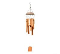 Campanas de viento hechas a mano de concha de coco sonidos tranquilos para jardines y puertas
