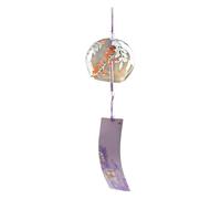 Campanas de viento japonesas, campanas de viento románticas - Campanas de viento de flores románticas para exteriores - Pequeñas campanas de viento tradicionales de la suerte, colgante hecho a mano