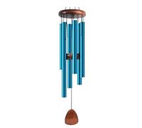 Campanas De Viento Large Aluminium Wind Chimes Extra 37" / 26.8inch Deep Tone For Outside with Catcher Garden Decor(Blue,26.8 Inch)
