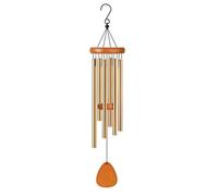 Campanas de Viento Large Aluminium Wind Chimes Extra 37" / 26.8inch Deep Tone For Outside with Catcher Garden Decor(Bronze,26.8 Inch)