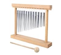 Campanas De Viento Musicales: Instrumento De Percusión De Madera De 9,84 X 7,48 X 1,57 Pulgadas, Diseño Colaborativo Ligero, Creación De Sonido | Aula Escuela Yoga Jardín Interior Relaj