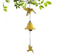 Campanas de viento para exteriores, campanillas de colibrí al aire libre para patio, adornos decorativos, campanas, decoración de jardín para árbol, camino, porche, balcón, patio, interior, mujeres