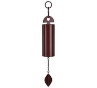 Campanas de viento para exteriores, únicas campanillas de viento de metal de un solo tubo, serenidad de resonancia profunda, campanilla de viento retro para decoración exterior interior del hogar
