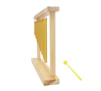 Campanas de viento portátiles de 20 tubos, instrumento de ritmo adecuado para entrenamiento de ritmo al aire libre y uso de percusión de aleación de aluminio