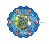 Campanas de viento Spinner para decoración de jardín, artesanía de hierro, sonido armonioso, Acción de Gracias para amigos, resistente a la intemperie, jardín viento