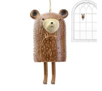 Campanas eólicas de animales, campanas artesanales de resina - campanilla de viento de jardín | para patio trasero, puerta de entrada, zen, meditación, funeral, balcón, porche, patio,