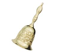 Campanas multiusos para escuela, iglesia, hotel, Navidad, boda, fuerte, vintage, metal, llamada, campanas de mano, diseños delicados, campanas de mesa