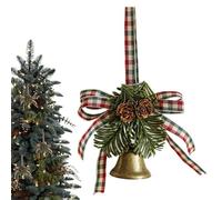 Campanas Navideñas para Decoración,Hierro Estilo Granja - Campana de Puerta de Navidad - Para Uso Interior Chimenea Oficina Del Hogar Sala De Estar Comedor Cocina Dormitorio Baño Pasillo Escalera Entr