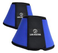 Campanas Softopren Los Nietos Dressage | Talla L | Color Azul Cyan | Equipamiento para el caballo | Producto de Guarnicionería | Tradición artesana | Los Nietos