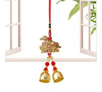 Campanelli Da - In Metallo A Forma Di Cavallo 23 Cm | Decorazioni Eleganti per Giardino, Patio, Cortile, Portico O Casa - Carillon Eolico per Feste, Vacanze E Regali Primavera