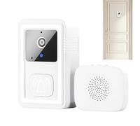 Campanello Con Fotocamera - Campanello Video Intelligente, Videocitofono Intelligente Con WiFi - Dispositivo HD Con Visione Notturna E Montaggio Adesivo per Affittuari Proprietari E Genitori