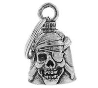 Campanilla de Calavera Pirata de la Suerte Moto Guardian Bell
