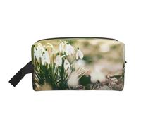 Campanilla de Primavera Salvaje, Bolsa de Maquillaje Bolsa de cosméticos Bolsa de artículos de tocador de Viaje portátil Organizador de Bolsa de Maquillaje