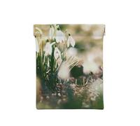 Campanilla de Primavera Salvaje, Squeeze Top Wallet Bolsa de Almacenamiento para Mujer Monedero pequeño Bolsa de Cambio