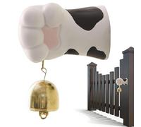 Campanilla de Puerta Imán de Pata de Gato para Buena Suerte y Decoración