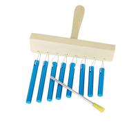 Campanilla Estudio Con Instrumento Ritmo Acústica Equilibrada Estructura De Aluminio Para Clases Y Conciertos Ritmo Carillón De Aluminio Y Madera